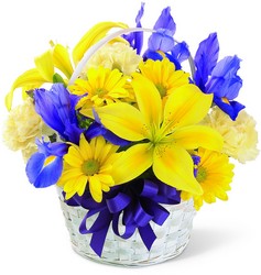 The FTD Spirit of Spring Basket from Olney's Flowers of Rome in Rome, NY